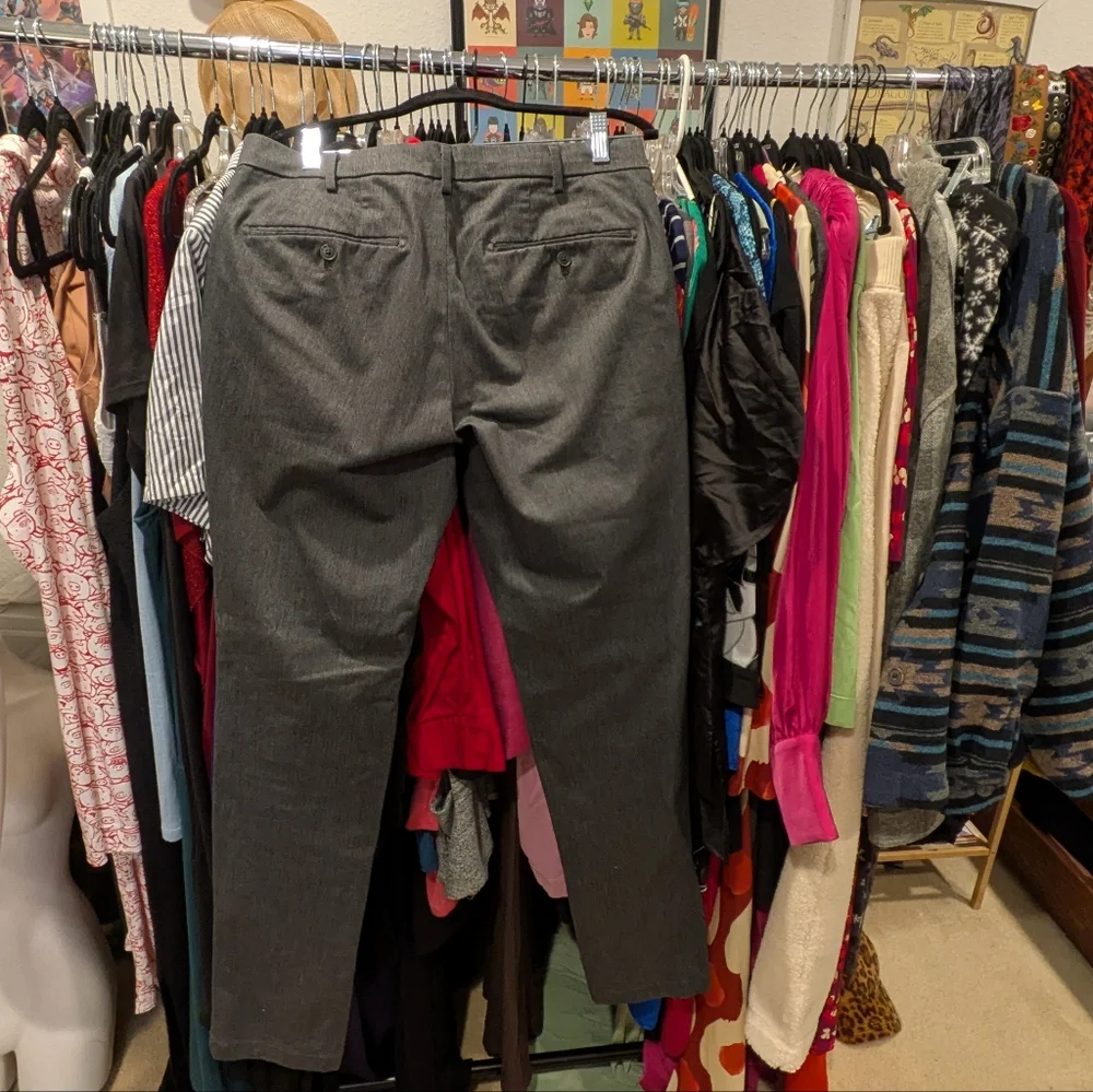 Uniqlo Charcoal Trousers - 31 x 34